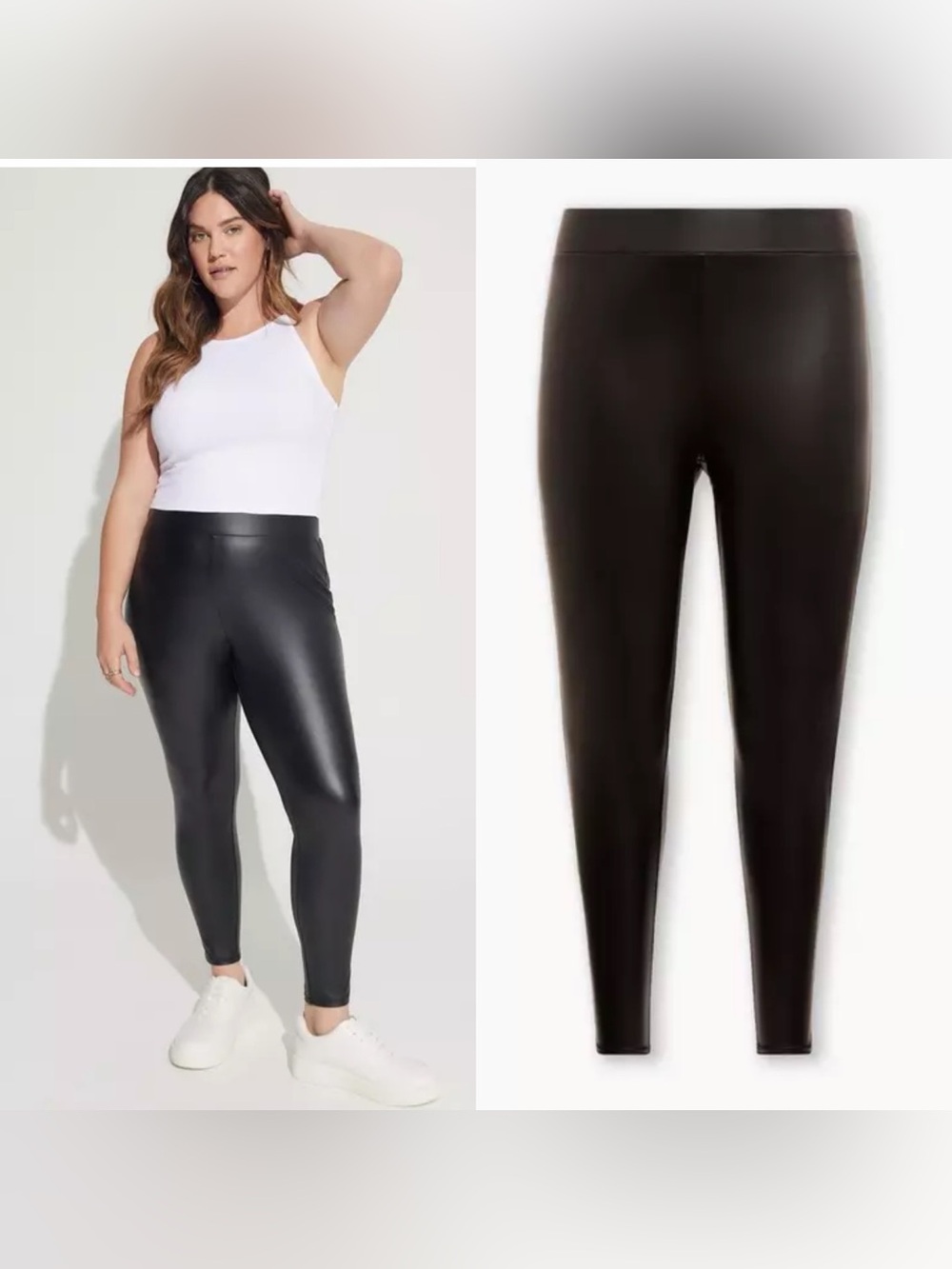 ✨2/$22✨torrid faux leather black leggings 2X